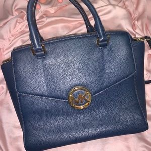 Dark Blue Michael Kors Handbag